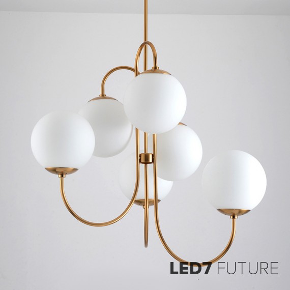 Pelle - Gooseneck Chandelier